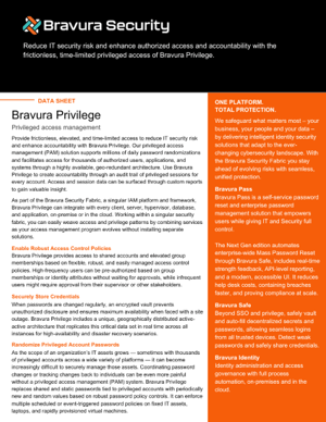 [Data Sheet] Bravura Privilege (Nov 2025) Cover Image