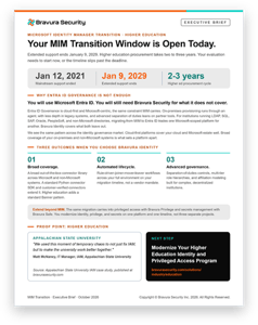 First page of the MIM Executive Brief