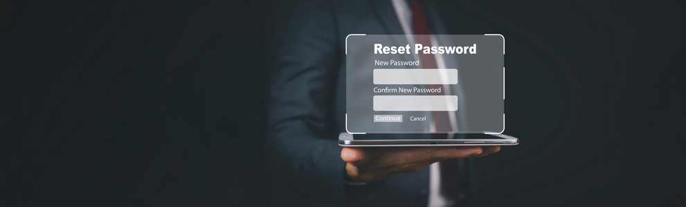 Reset password prompt