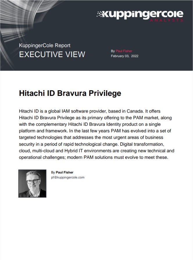 KuppingerCole Report Privilege 2022 KuppingerCole Report Privilege 2022