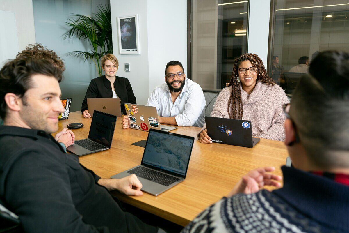 Knowledge workers using corporate laptops